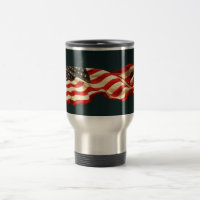 Caneca de Viagem/Comutação Patriótica Old Glory