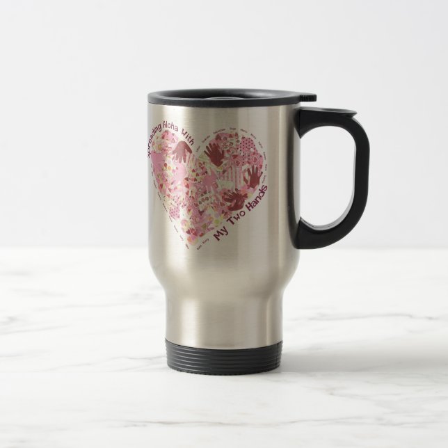 Térmica Caneca de viagem: Espalhamento Aloha (Direita)