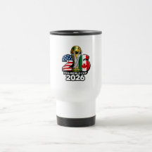 Caneca de viagem/pendular elegante da Copa do Mund