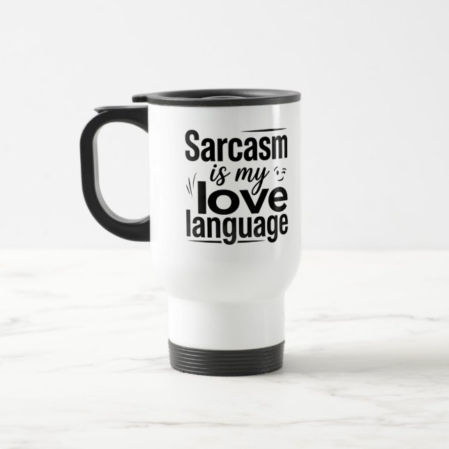 Térmica Caneca de viagem/pendular Sarcasmo de pendular (Esquerda)