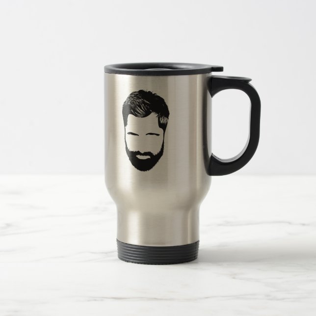 Térmica Caneca do amor da barba (Direita)