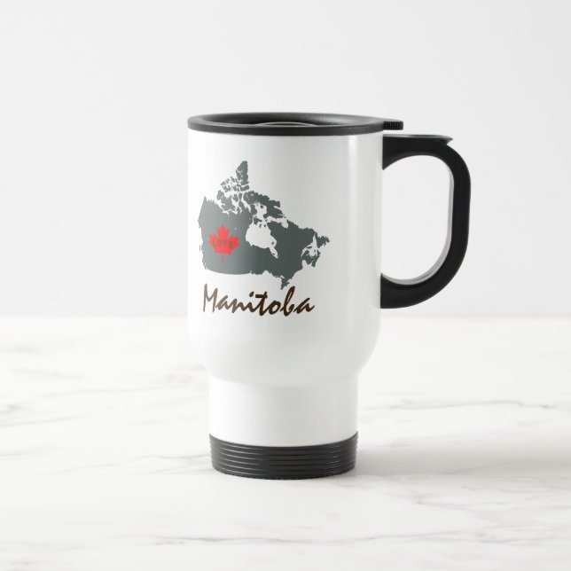 Térmica Caneca do copo de chá do café de Manitoba Canadá (Direita)