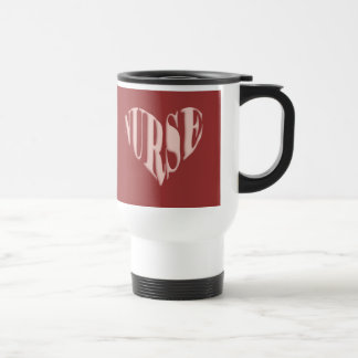 Térmica Caneca do coração da enfermeira