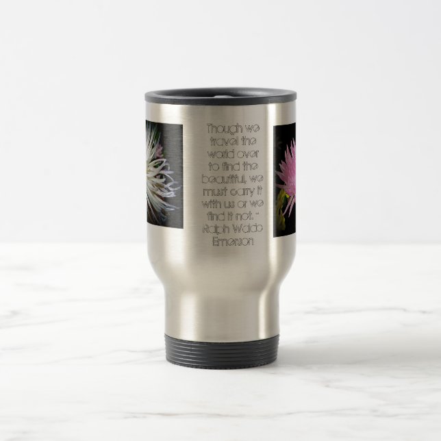 Térmica Caneca do crisântemo de Ralph Waldo Emerson (Centro)