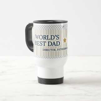 Térmica Caneca do Dia dos Pais - Melhor Pai do Mundo Azul 