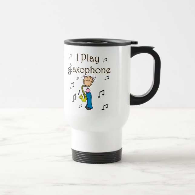 Térmica Caneca do jogador de saxofone (Direita)