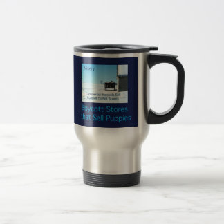 Térmica Caneca do moinho do filhote de cachorro