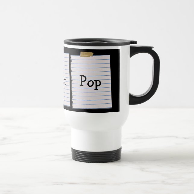 Térmica Caneca do pop do mundo a melhor (Direita)