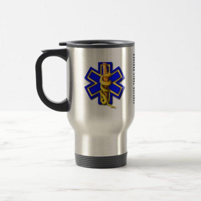 Térmica Caneca do treinamento do primeiro que responde (Esquerda)