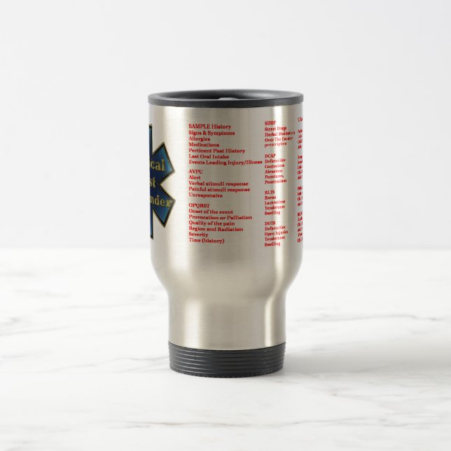 Térmica Caneca do treinamento do primeiro que responde (Centro)