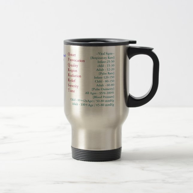 Térmica Caneca do treinamento do primeiro que responde (Direita)