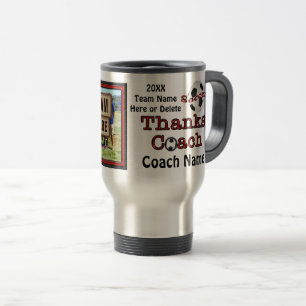 Térmica Caneca dos presentes do treinador do seu futebol