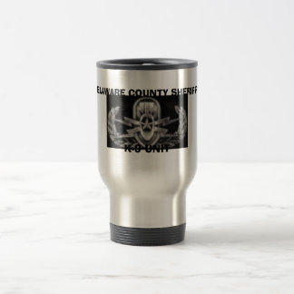 TÉRMICA CANECA DOS XERIFES K-9 DO CONDADO DE DELAWARE