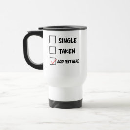 Térmica Caneca Engraçada de Status de Relacionamento – Sol