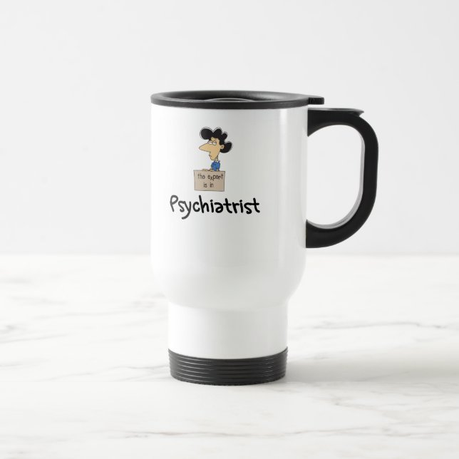 Térmica Caneca engraçada do psiquiatra (Direita)