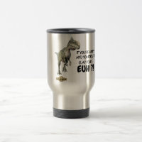 caneca engraçada "FELIZ DINOSSAUR"