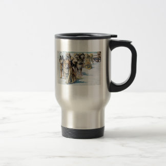 Térmica Caneca Eskimo do Alasca do cão de trenó