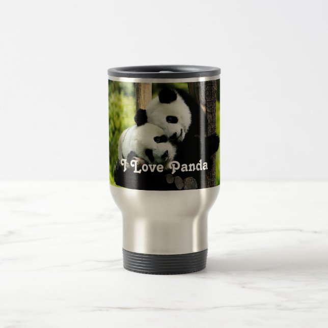Térmica Caneca Eu Amo Panda (Centro)