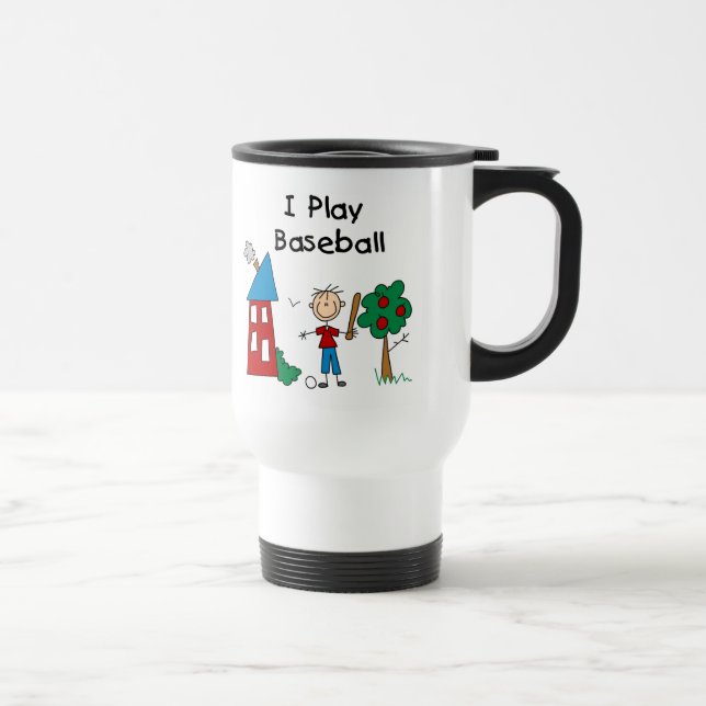 Térmica Caneca Eu Jogo Beisebol (Direita)