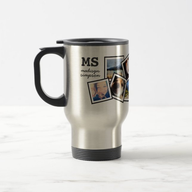 Térmica Caneca feita sob encomenda da foto com 10 imagens (Esquerda)