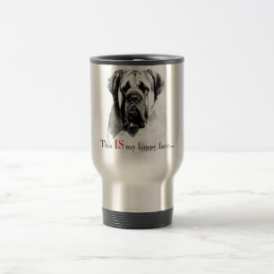Térmica Caneca feliz da cara do Mastiff