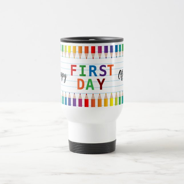 Térmica Caneca Feliz Primeiro Dia de Aula – Diversão de Vo (Centro)