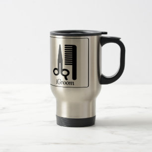 Térmica Caneca iGroom com imagem de Cachorro Estilizada