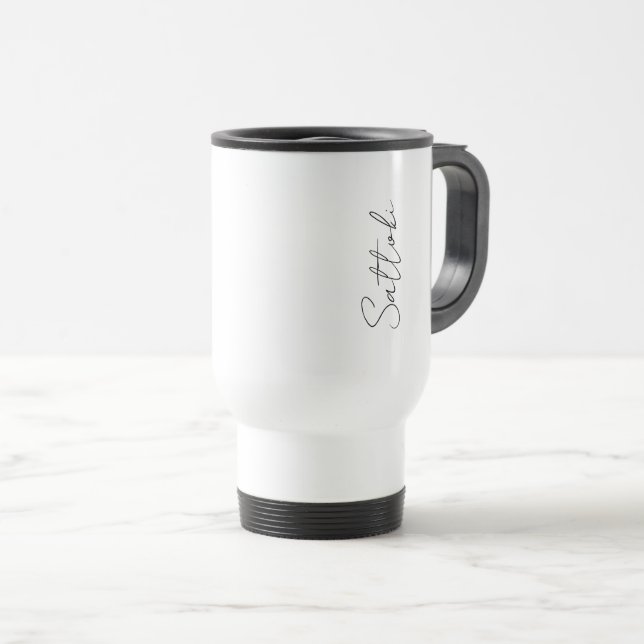 Térmica Caneca Isolada Personalizada Grande Nome 40oz (Frente Esquerda)