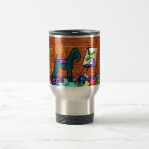 Térmica Caneca maior do ARTISTA dos GRAFITES de TERRIER de
