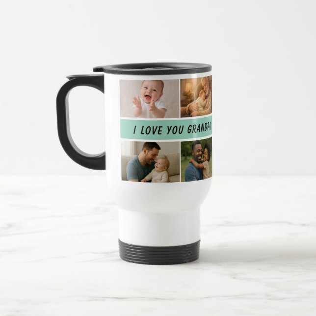 Térmica Caneca Nós Amamos Você Vô | Feliz Dia dos Avós (Esquerda)