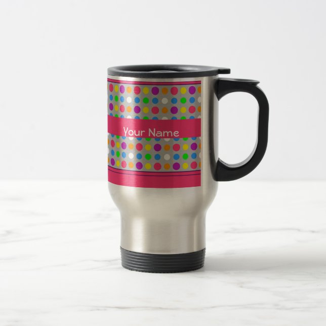 Térmica Caneca pequena brilhante dos pontos (Direita)