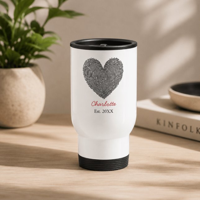 Térmica Caneca Personalizada com Nome e Impressão Digital  (Criador carregado)