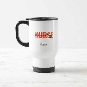 Térmica Caneca Personalizada Enfermeira de Telemetria Tipo