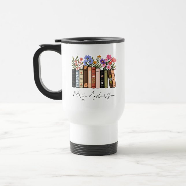 Térmica Caneca Personalizada para Professores Leitura Cane (Esquerda)