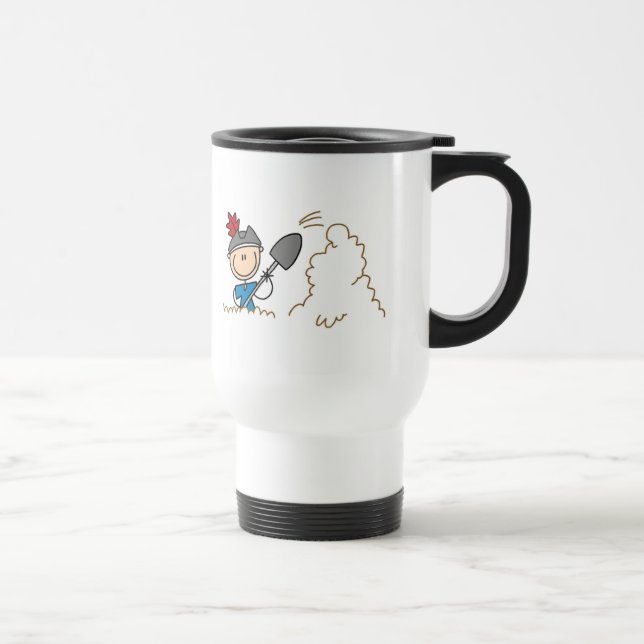 Térmica Caneca Pirata Cavando Em Busca De Tesouro (Direita)