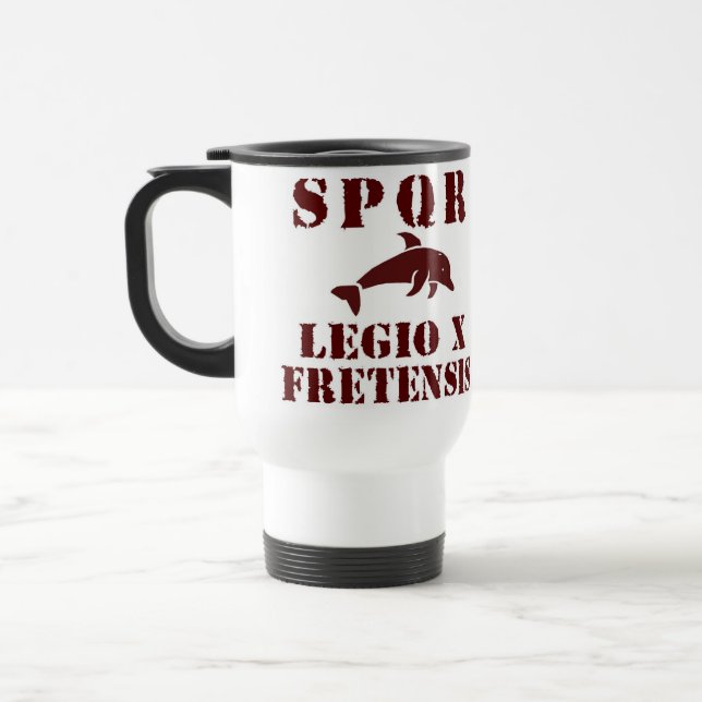 Térmica Caneca romana do golfinho da legião do Fretensis (Esquerda)