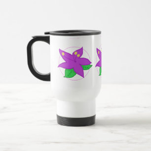 Térmica CANECA roxa da flor