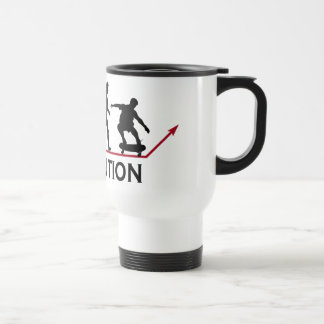 Térmica Caneca Skateboarding da evolução