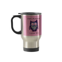 Caneca sonolento da coruja