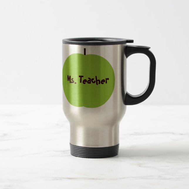 Térmica Caneca verde do professor de Apple (Direita)
