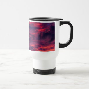Térmica caneca vermelha de café