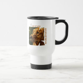 Térmica Caneca Viajantes Amantes de Cães Copa do Amor