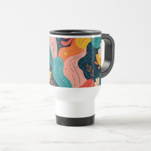Térmica Caneca Whimsical Floral Flow