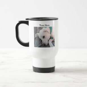 Térmica Cão de Dia de São Patrício Cansado Vestindo Caneca
