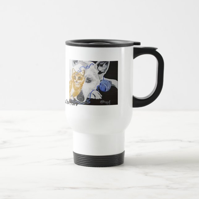 Térmica Certos dias eu apenas não me importo a caneca de (Direita)