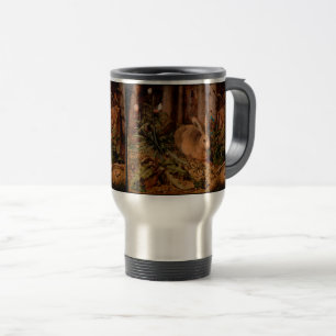 Térmica Coelho Europeu da Pintura Ano 2023 Caneca de viage