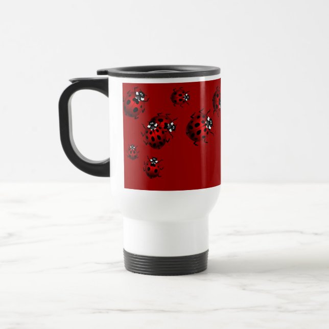 Térmica Copo do joaninha do vidro de cerveja da caneca de (Esquerda)