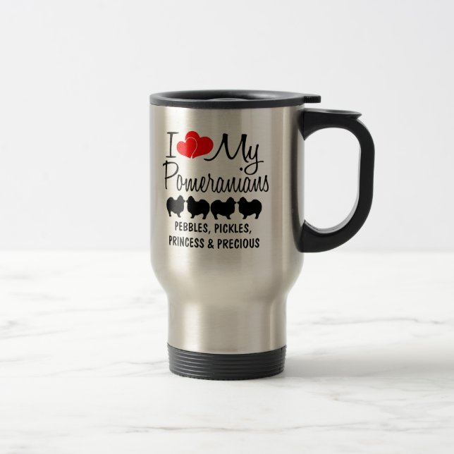 Térmica Costume Amo Minha Caneca Pomeraniana (Direita)