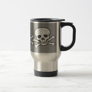 Térmica Crânio & caneca afligidos dos Crossbones