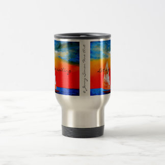 Térmica Deixe-nos ir navegar a caneca - mercadoria de